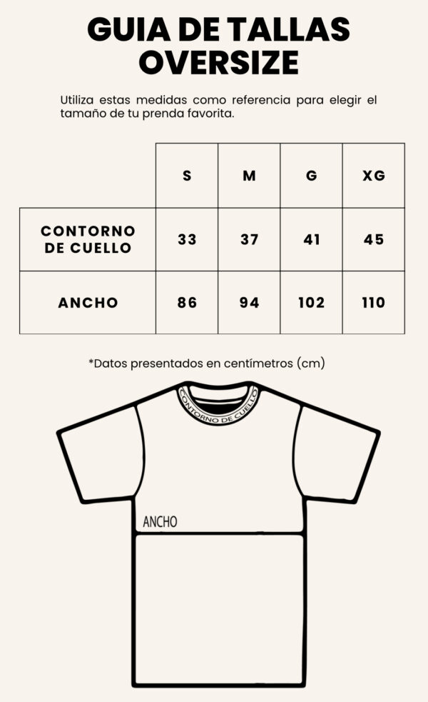 Playera Oversize Negro 240g - Image 5