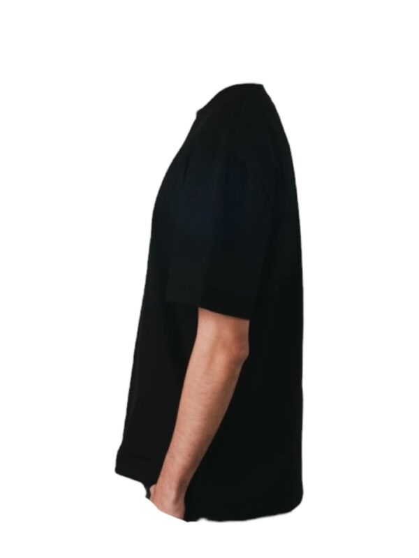 Playera Oversize Negro 240g - Image 3
