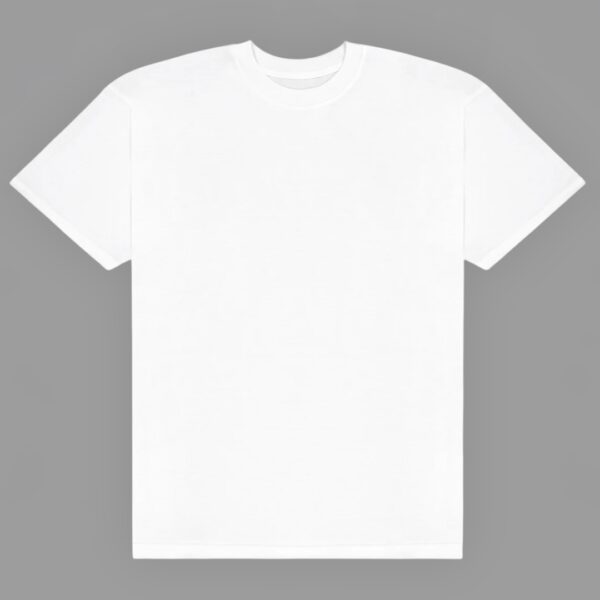 Playera Oversize Blanco 240g - Image 5