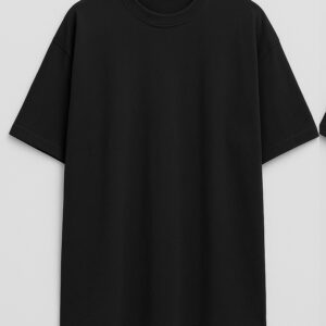 Playera oversize negro 300g