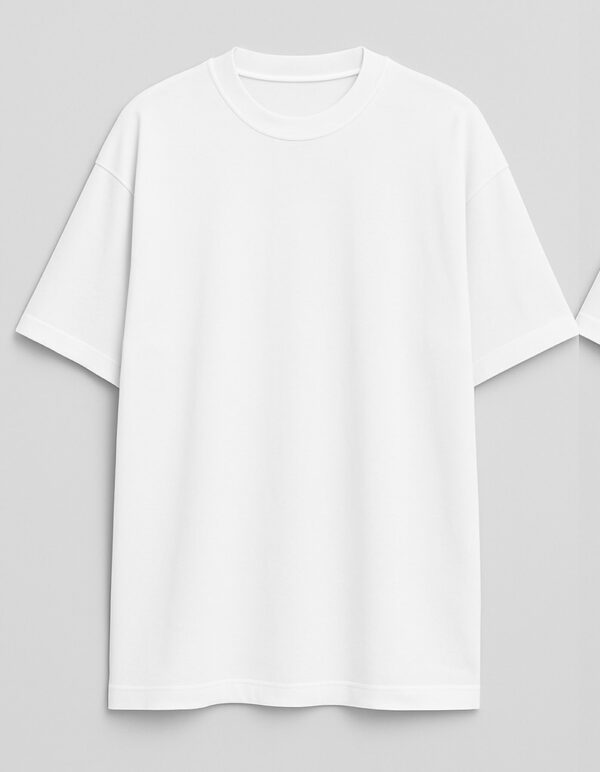 Playera oversize blanco 300g