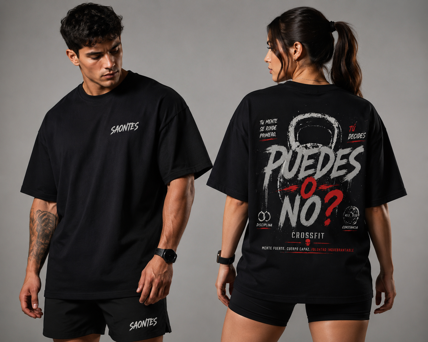 PLAYERA OVERSIZE “¿PUEDES O NO?” - Imagen 3