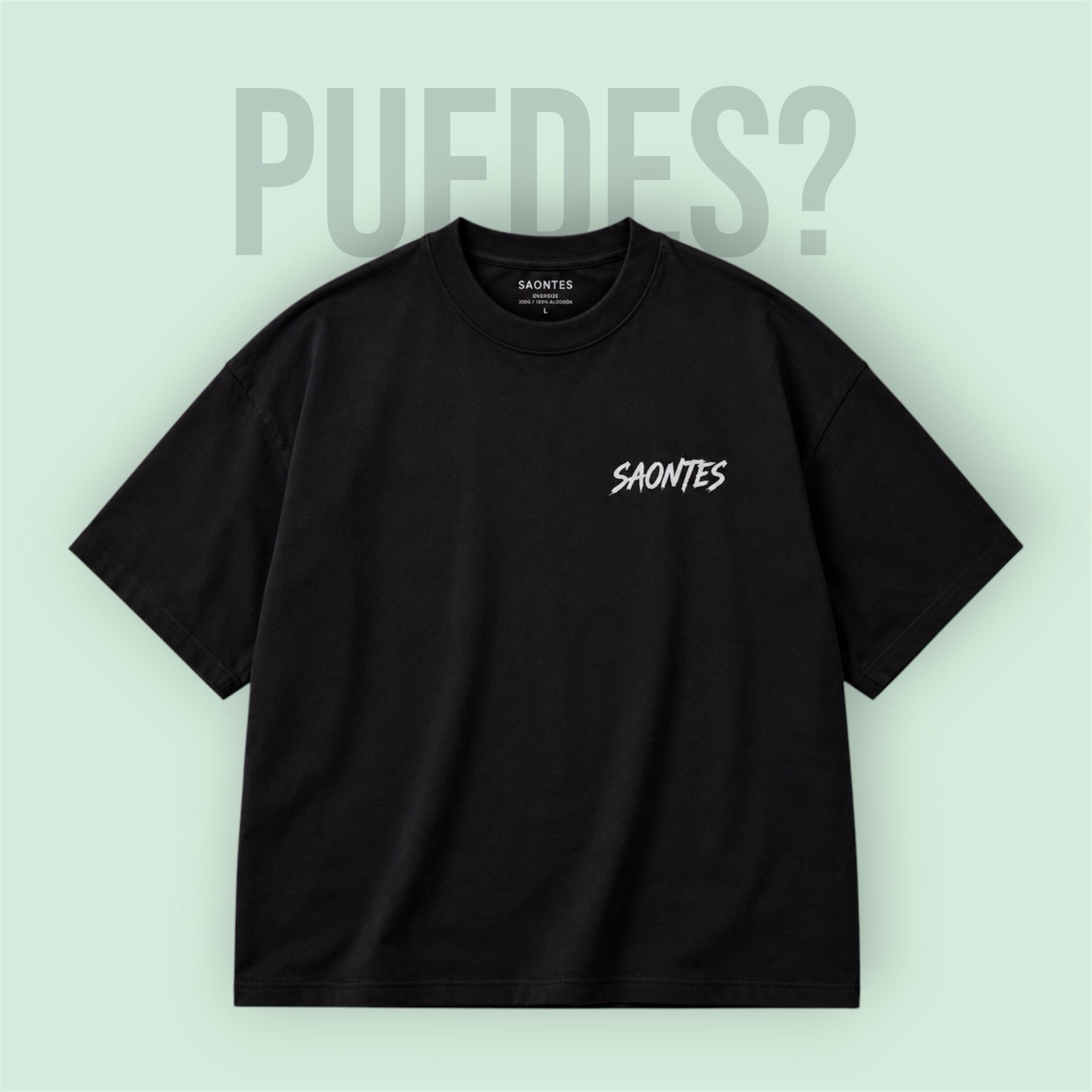 PLAYERA OVERSIZE “¿PUEDES O NO?” - Imagen 2