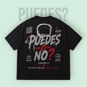 PLAYERA OVERSIZE “¿PUEDES O NO?”